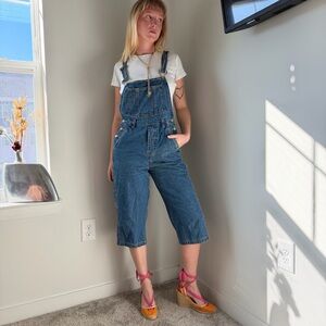 Vintage 90s blue carpenter overalls